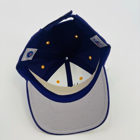 NWT NOS Vintage Mn Vikings Logo Athletic Hat Cap Purple Gold NFL 90s One Size - Picture 5 of 6